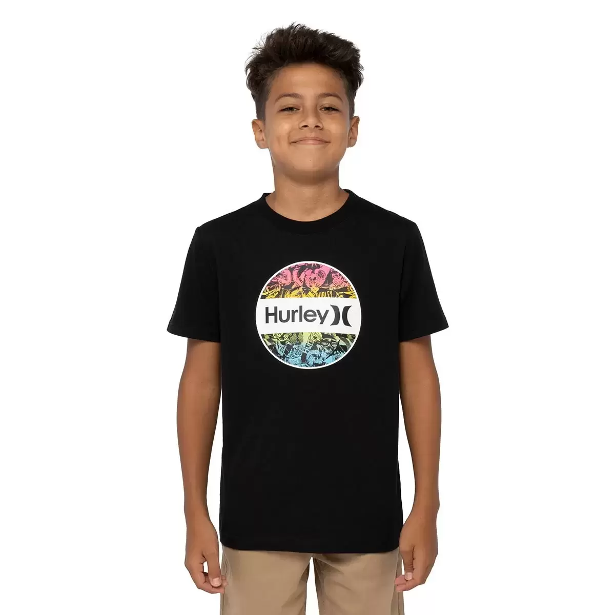 Hurley 男童短袖上衣兩件組 黑 S