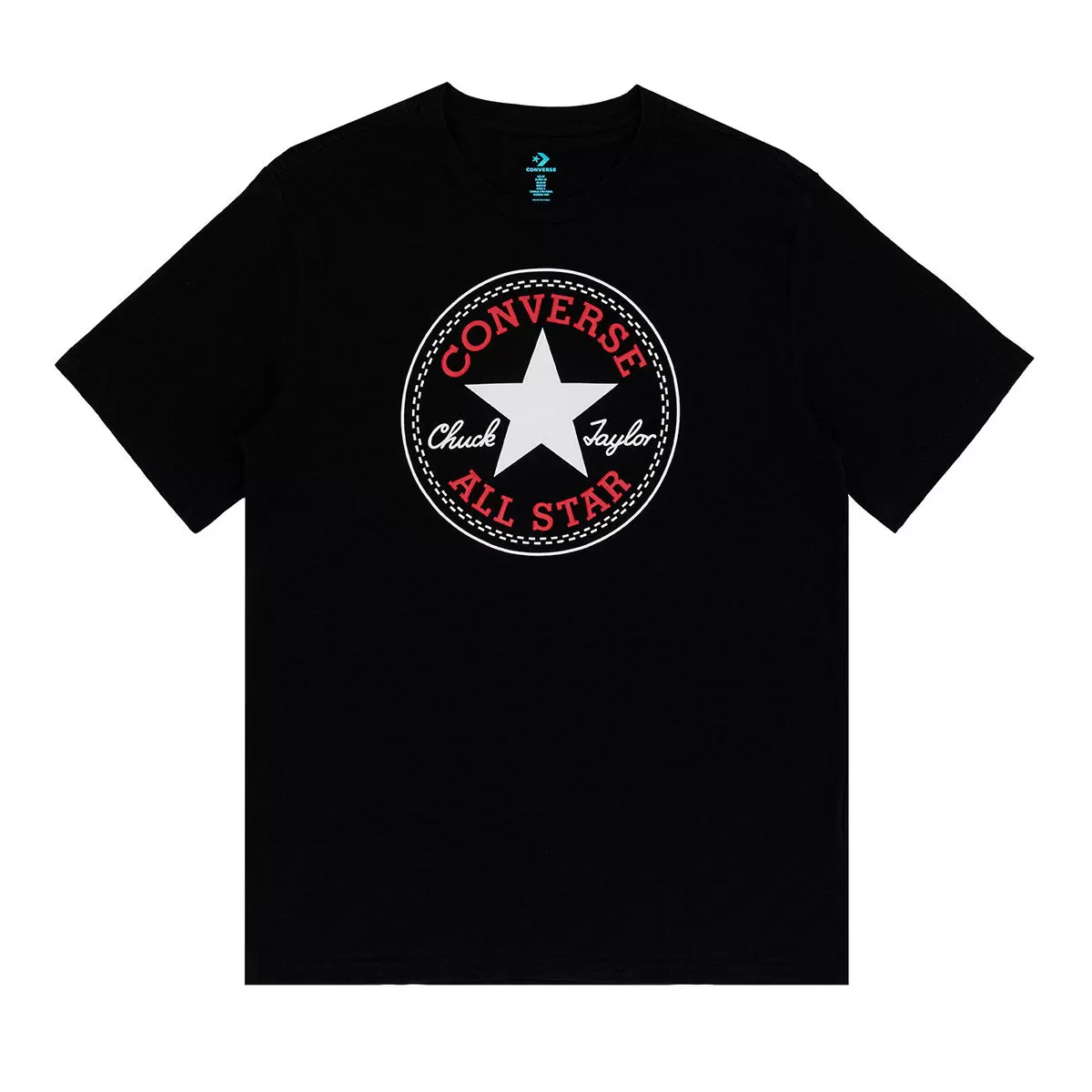 Converse 男短袖純棉圓領上衣 黑 M