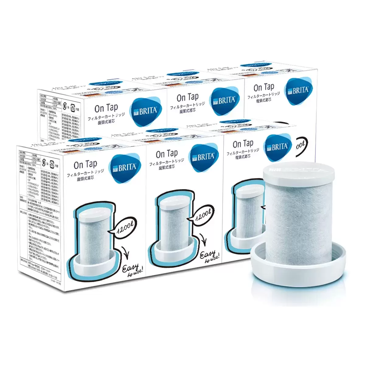 Brita On Tap 龍頭式濾水器濾芯六入組 適用於#37714 龍頭式濾水器