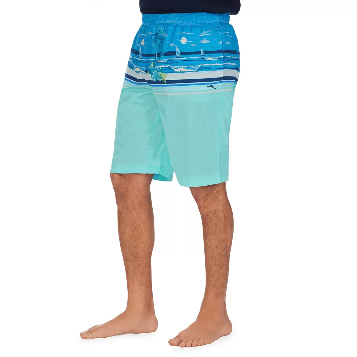 Tommy Bahama 男印花休閒短褲兩件組 水藍組 M