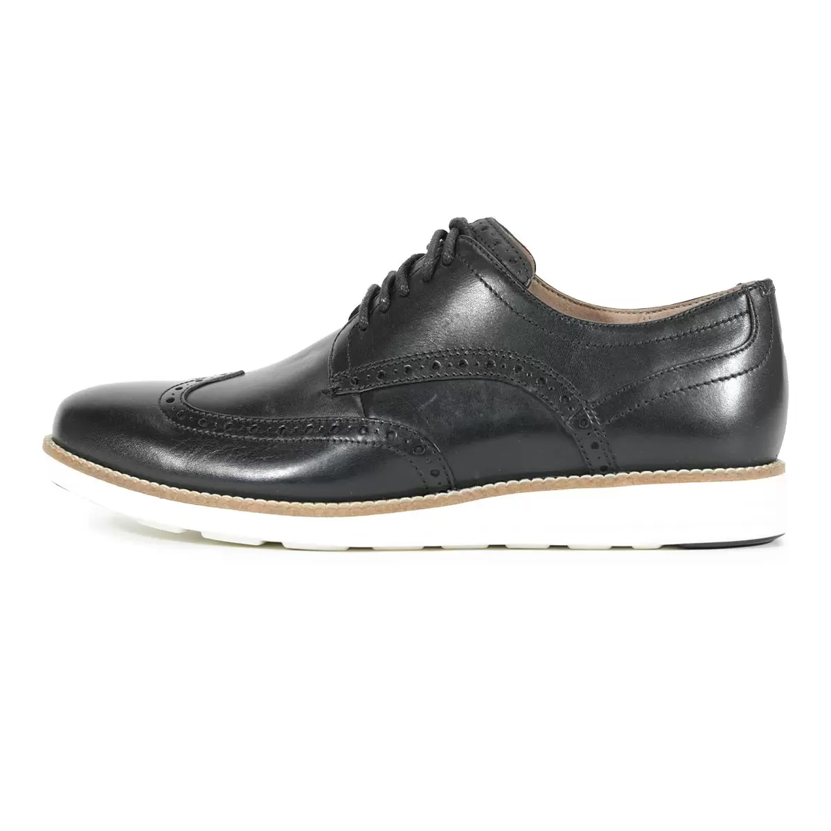 Cole Haan 男雕花牛津皮鞋 黑