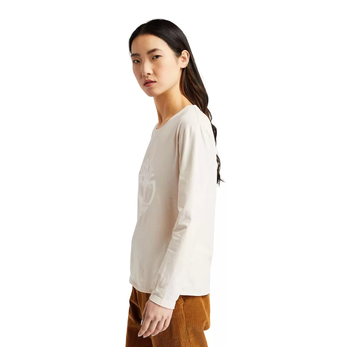 Timberland 女長袖上衣 米白 M