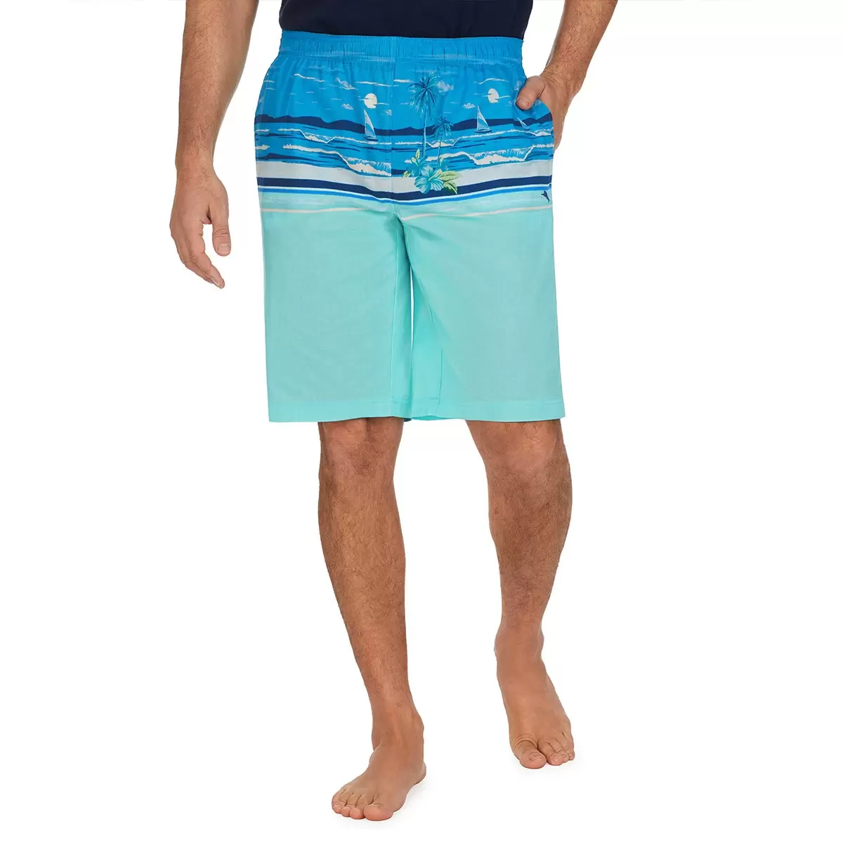 Tommy Bahama 男印花休閒短褲兩件組 水藍組 M