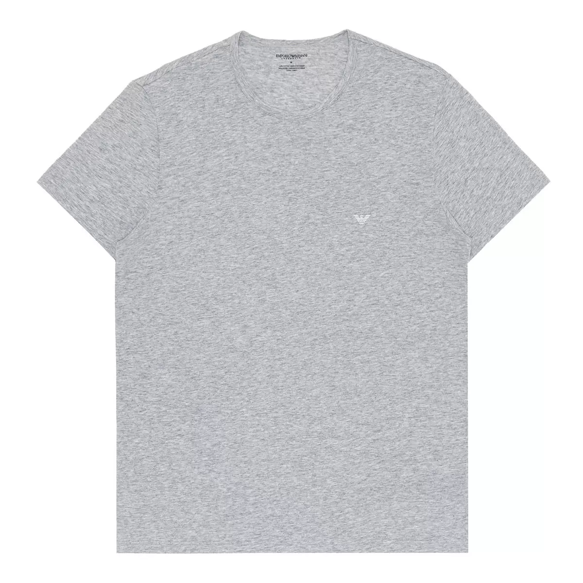 Emporio Armani 男短袖圓領內衣三入組 灰色組 M