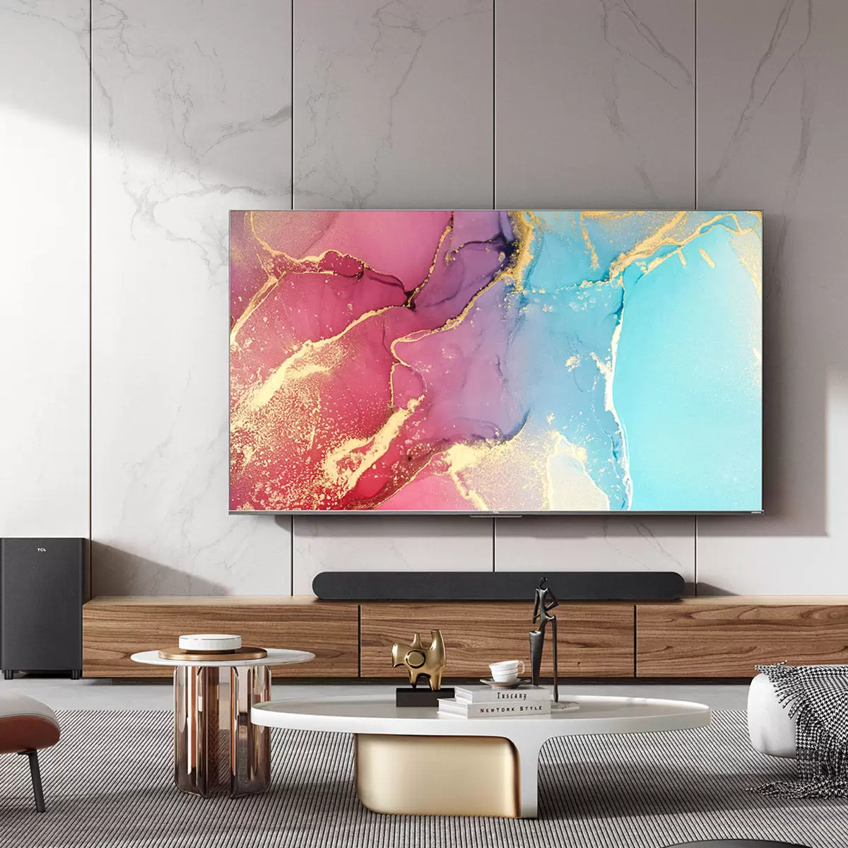 TCL 50吋 4K QLED Google TV 量子智能連網液晶顯示器不含視訊盒 50C635