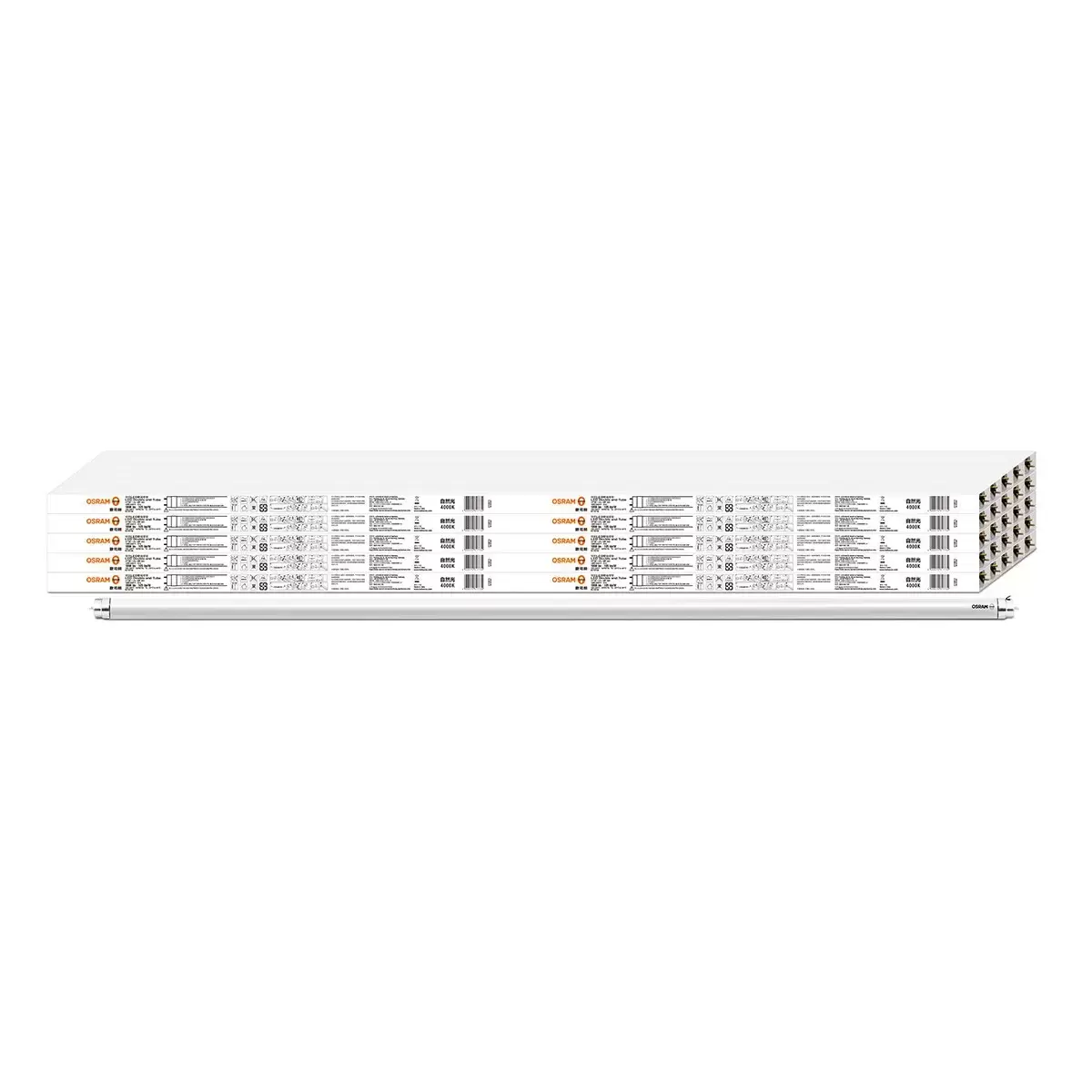 歐司朗 朗德萬斯 T8 18W 4呎LED 燈管 25入 自然光