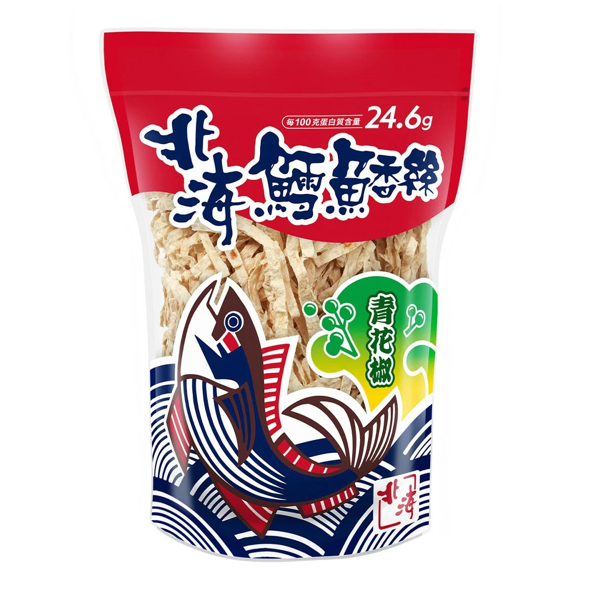 北海 鱈魚香絲 青花椒辣味 600公克 X 8包 - 3
