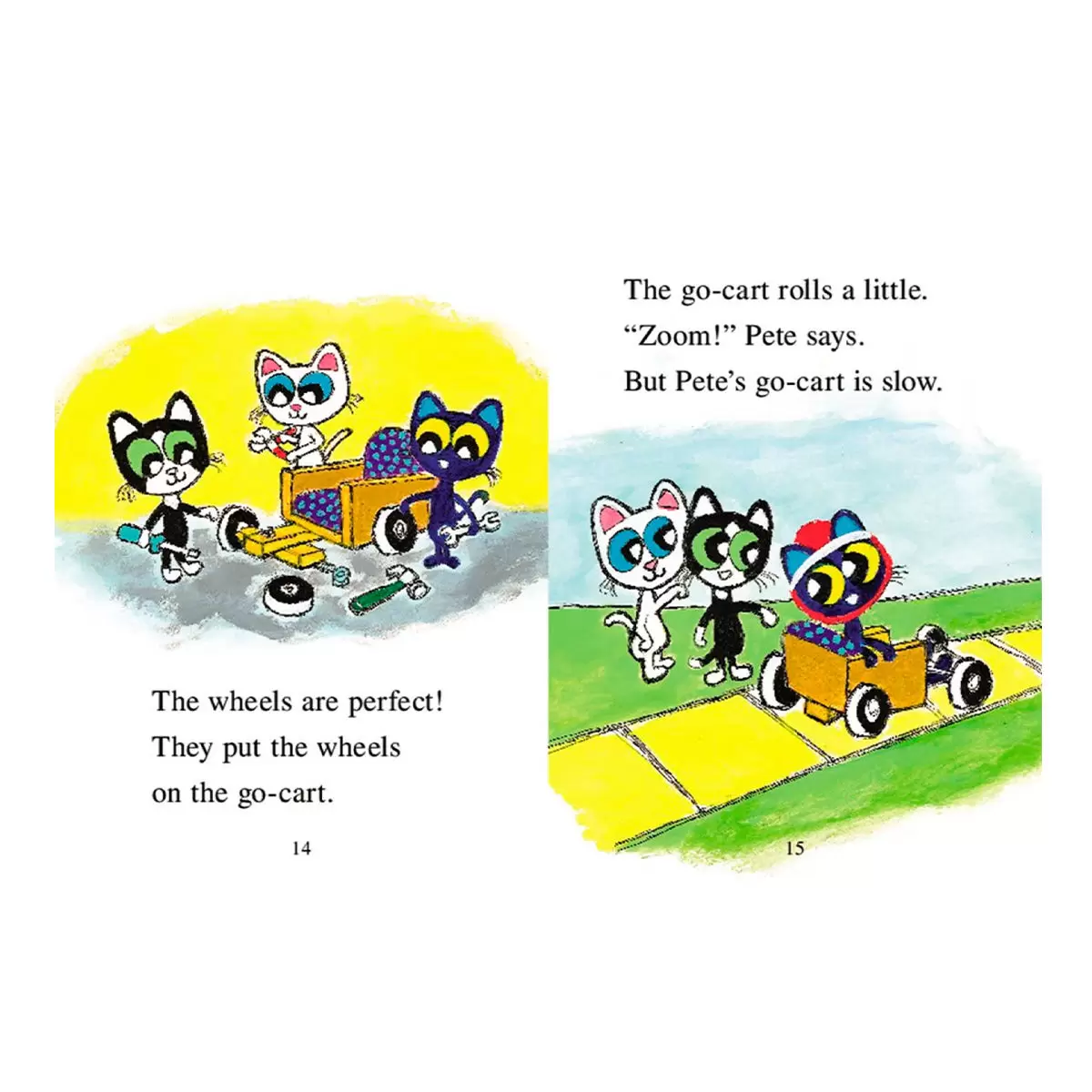Harper I Can Read 兒童故事書 (8冊) 外文書 Pete The Cat