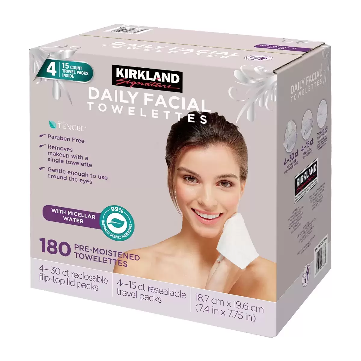 Kirkland Signature 科克蘭 卸妝潔面布 180片
