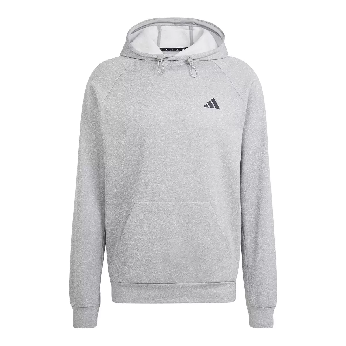 Adidas 男連帽長袖上衣 灰 XL
