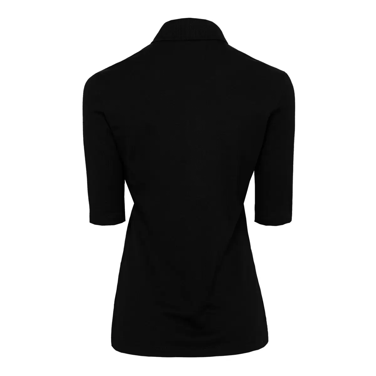 Lacoste 女棉質彈性短袖Polo衫 黑 38