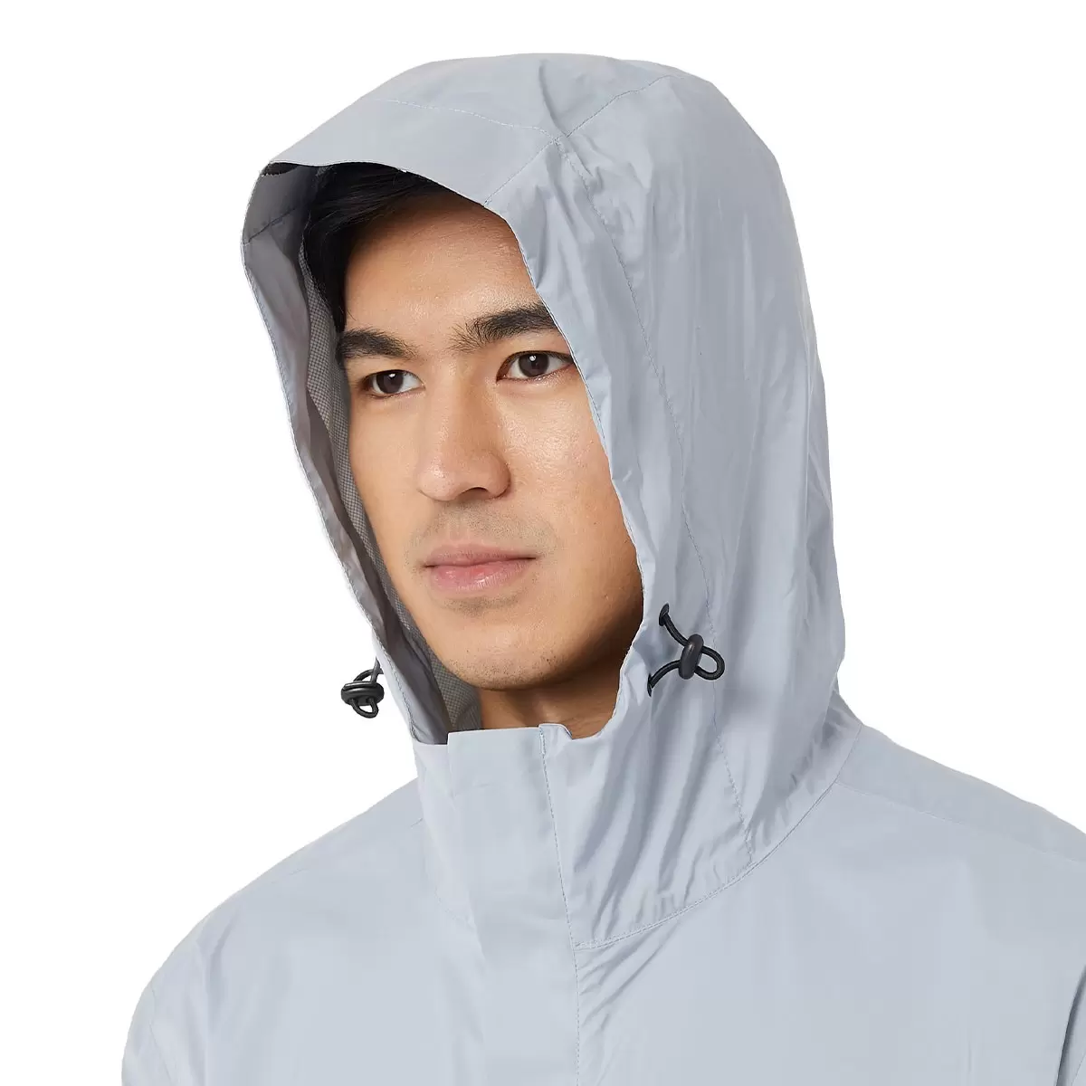 32 Degrees 男防曬防雨連帽外套 灰藍 S