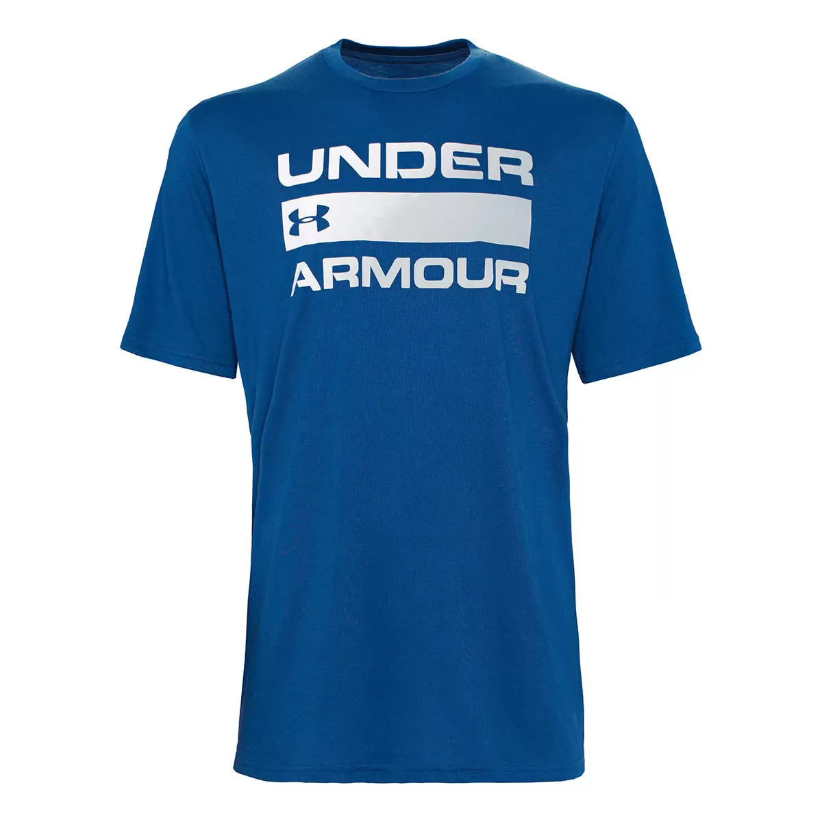 Under Armour 男Wordmark短袖圓領上衣 藍 S