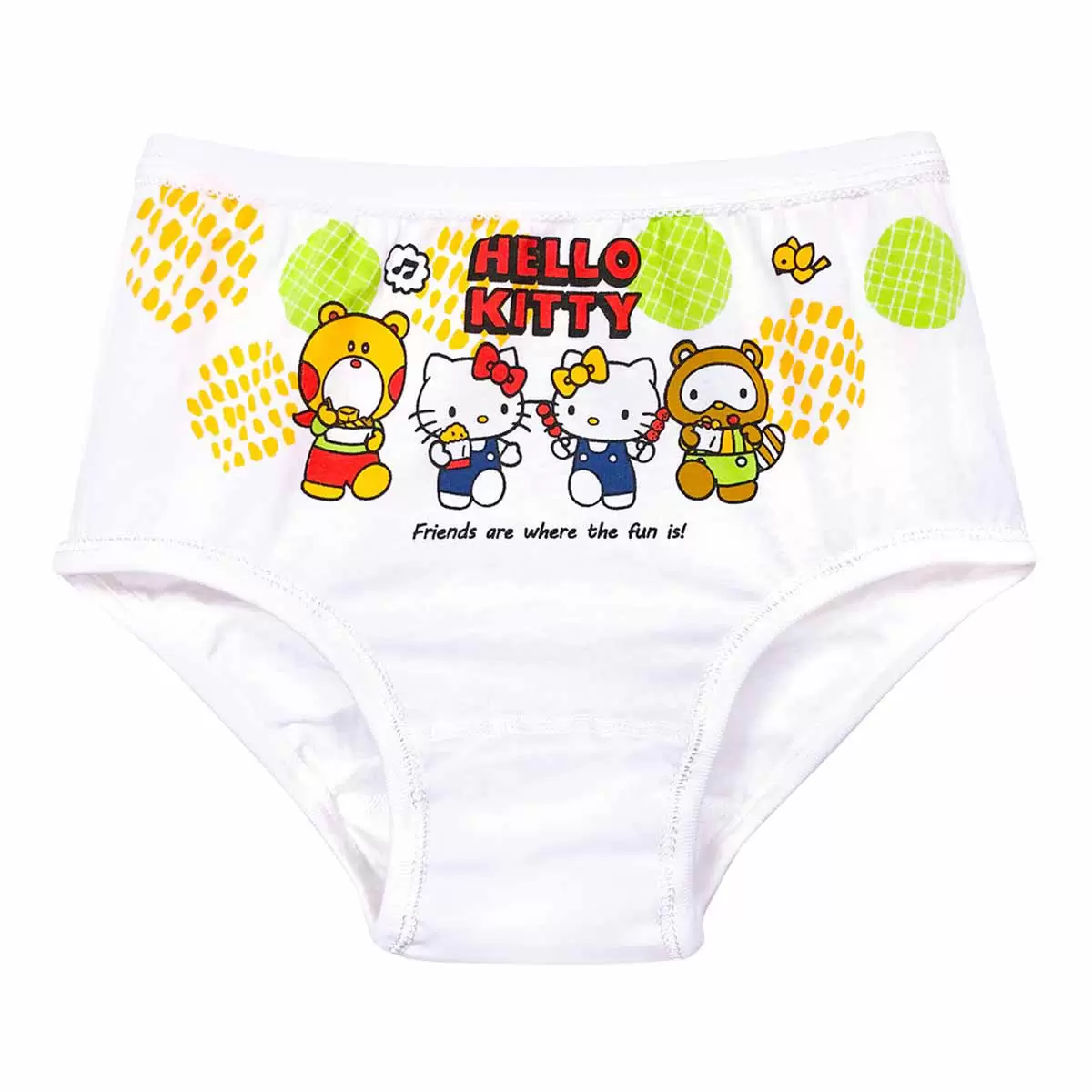 女童卡通圖案純棉內褲 6件入 S
