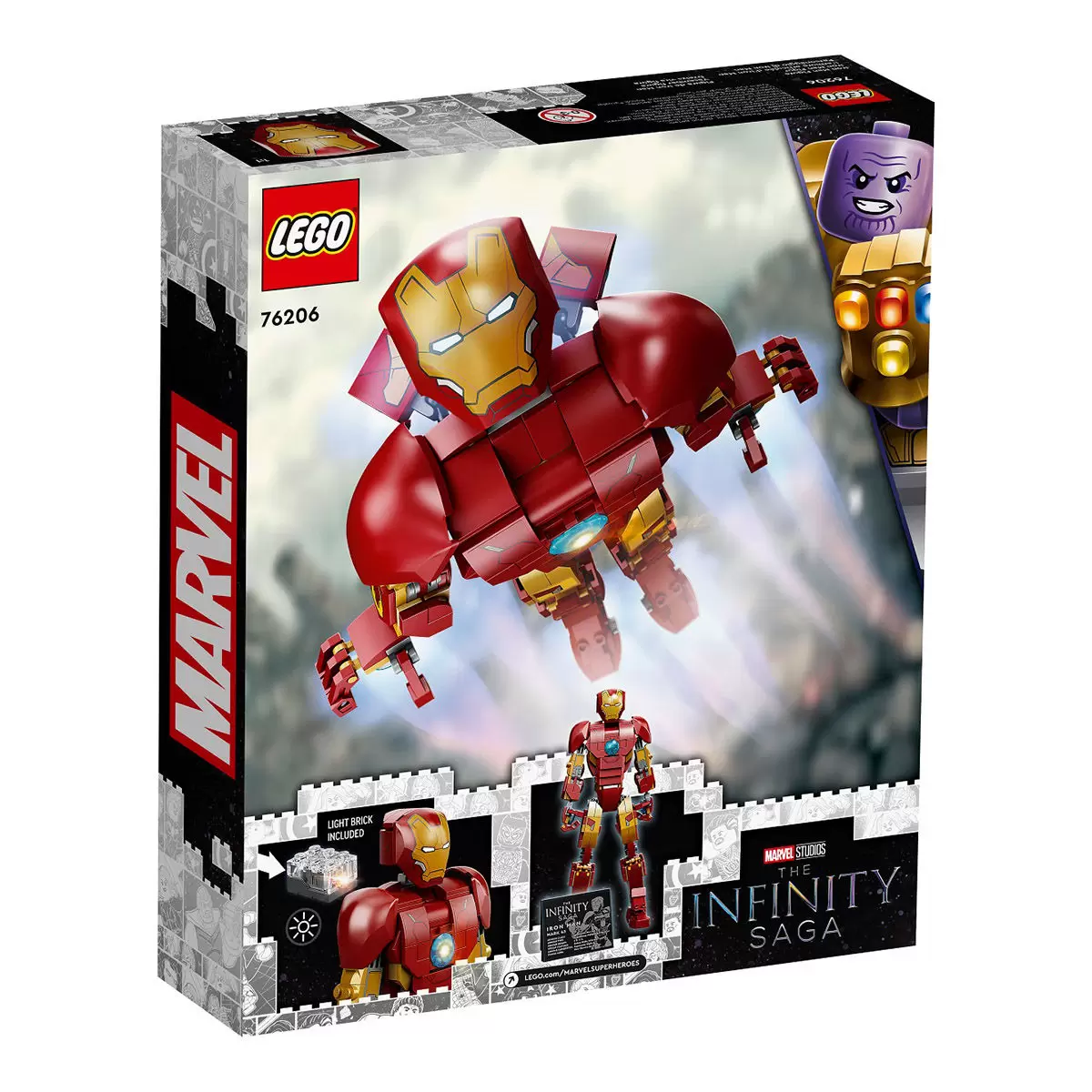 LEGO 漫威系列 鋼鐵人 76206