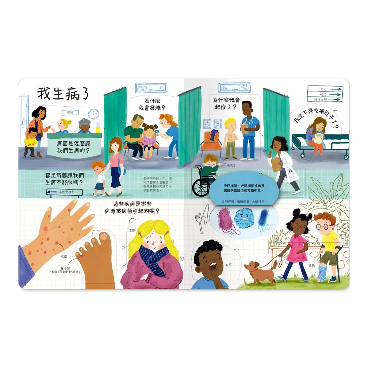 想問什麼翻翻書：關於病菌＋天氣你想知道什麼？（2冊) - 3