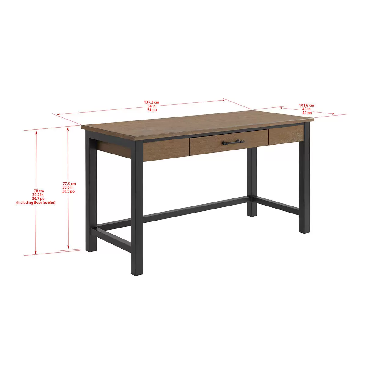 Bayside Furnishings 54吋書桌