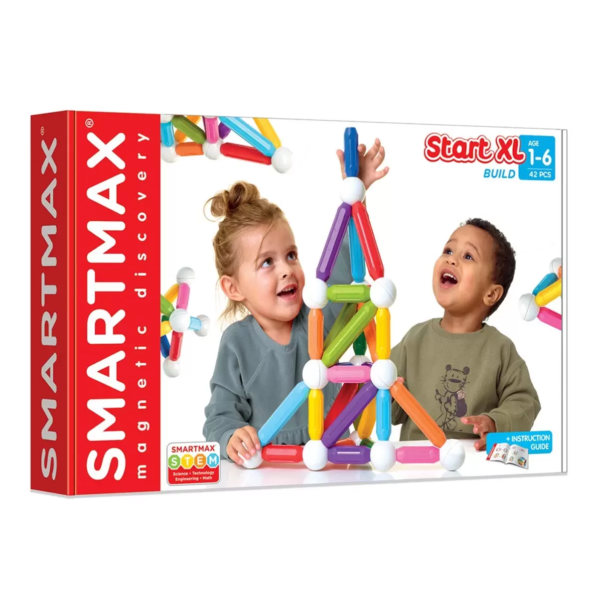 Smartmax 磁力接接棒 建構學習42件組