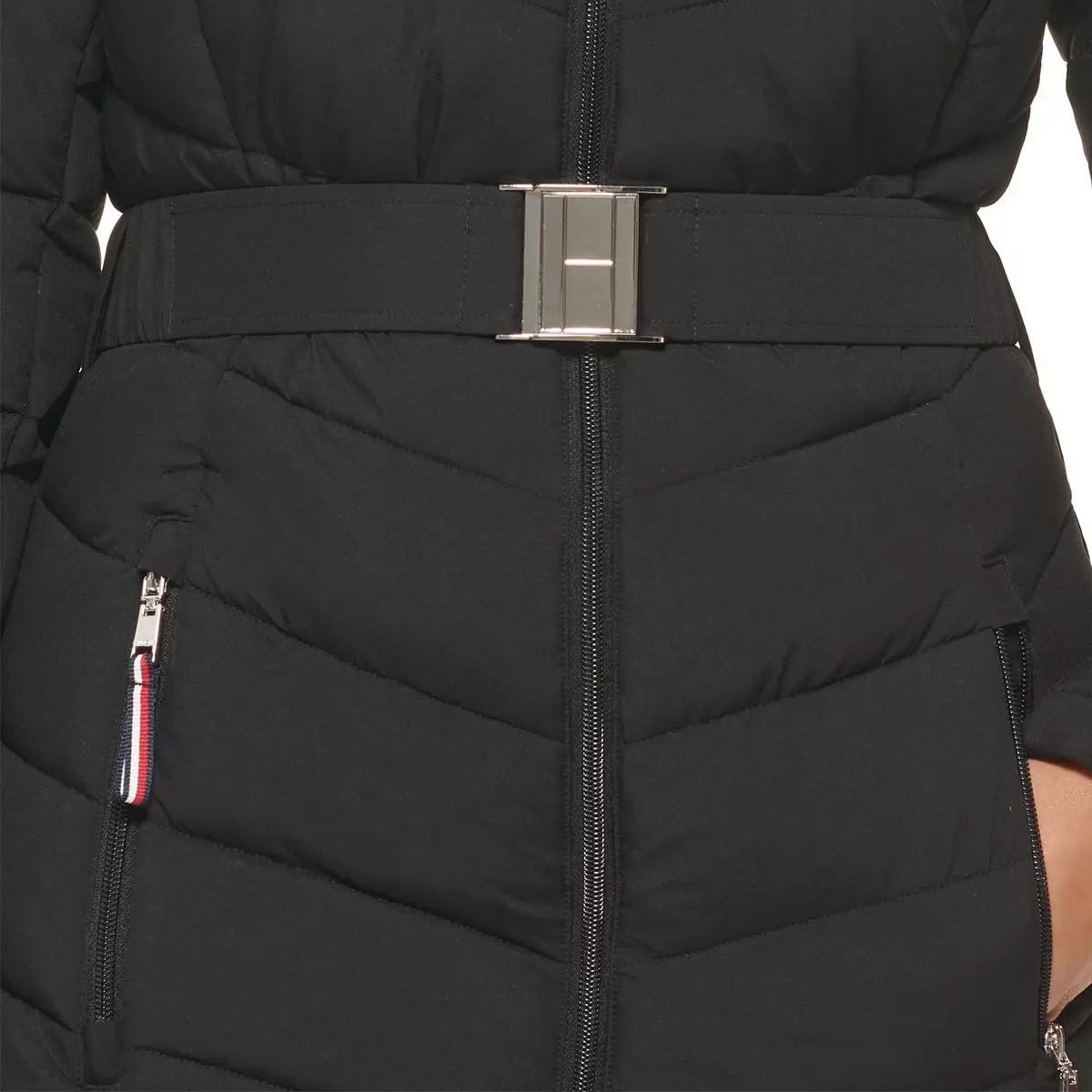 Tommy Hilfiger 女長版外套 黑 S