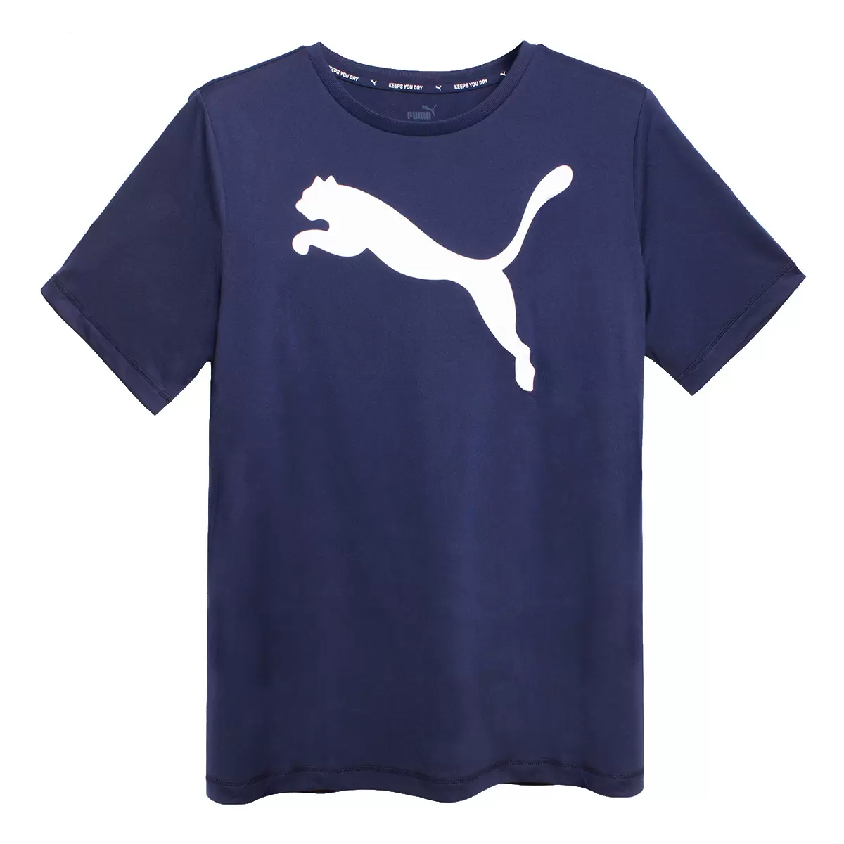 Puma 男短袖LOGO上衣 深藍 M