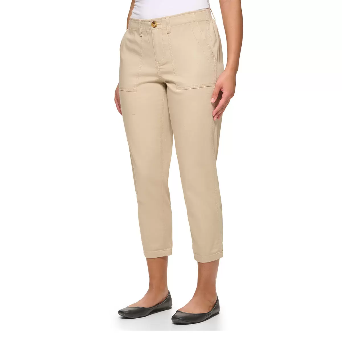 Tommy Hilfiger 女休閒長褲 卡其 M