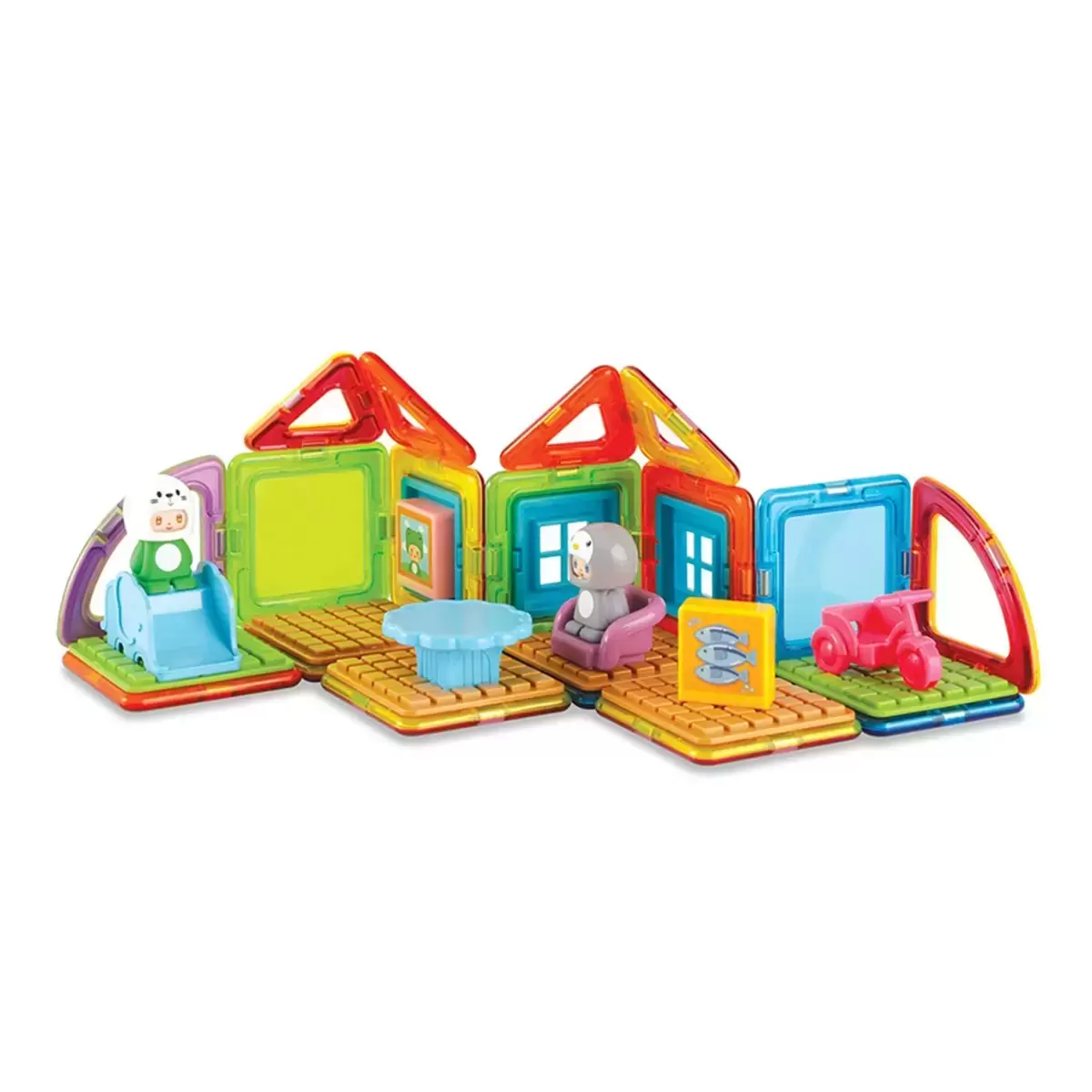 Magformers 磁性建構片 青蛙的家