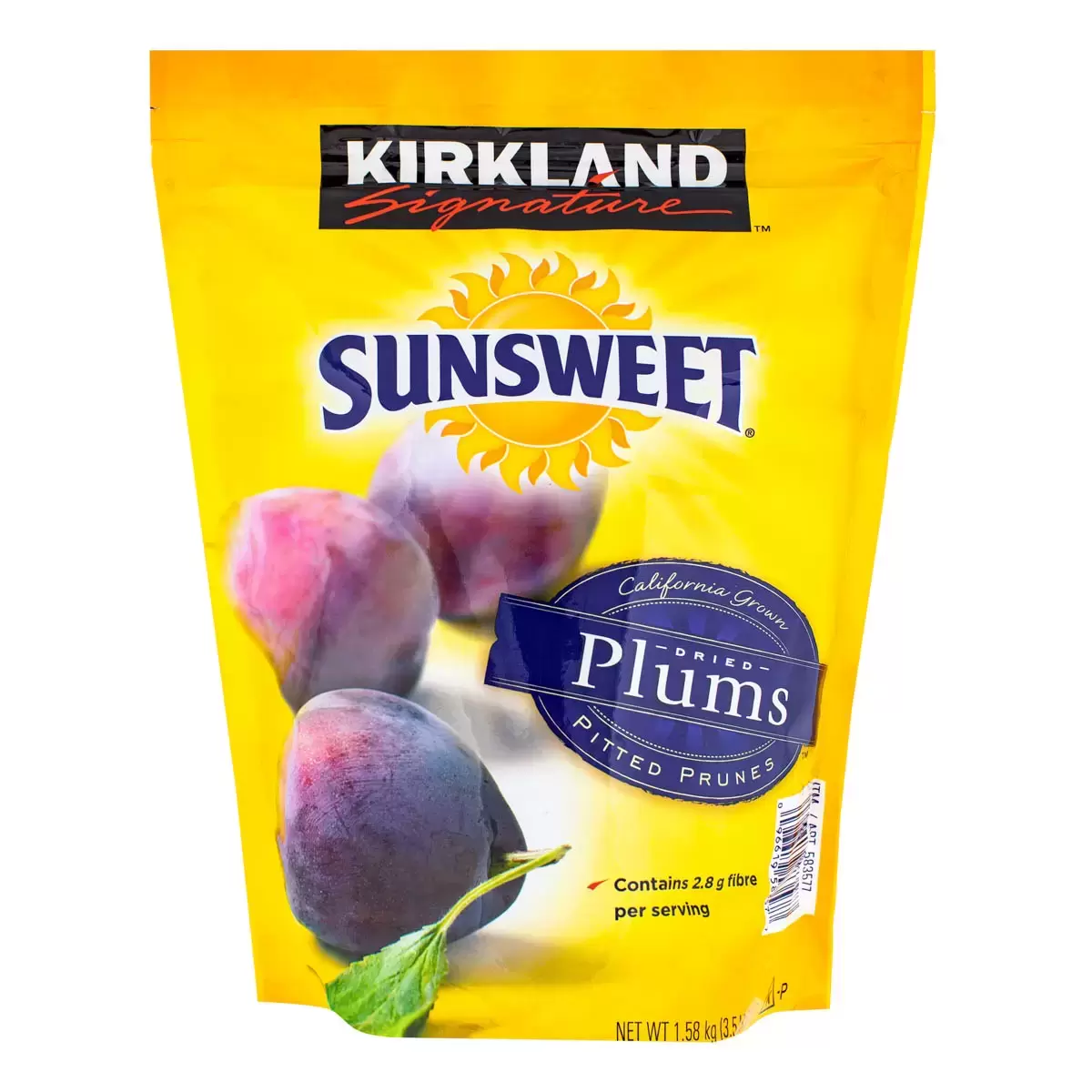 Kirkland Signature 科克蘭 無籽加州李乾 1.58公斤