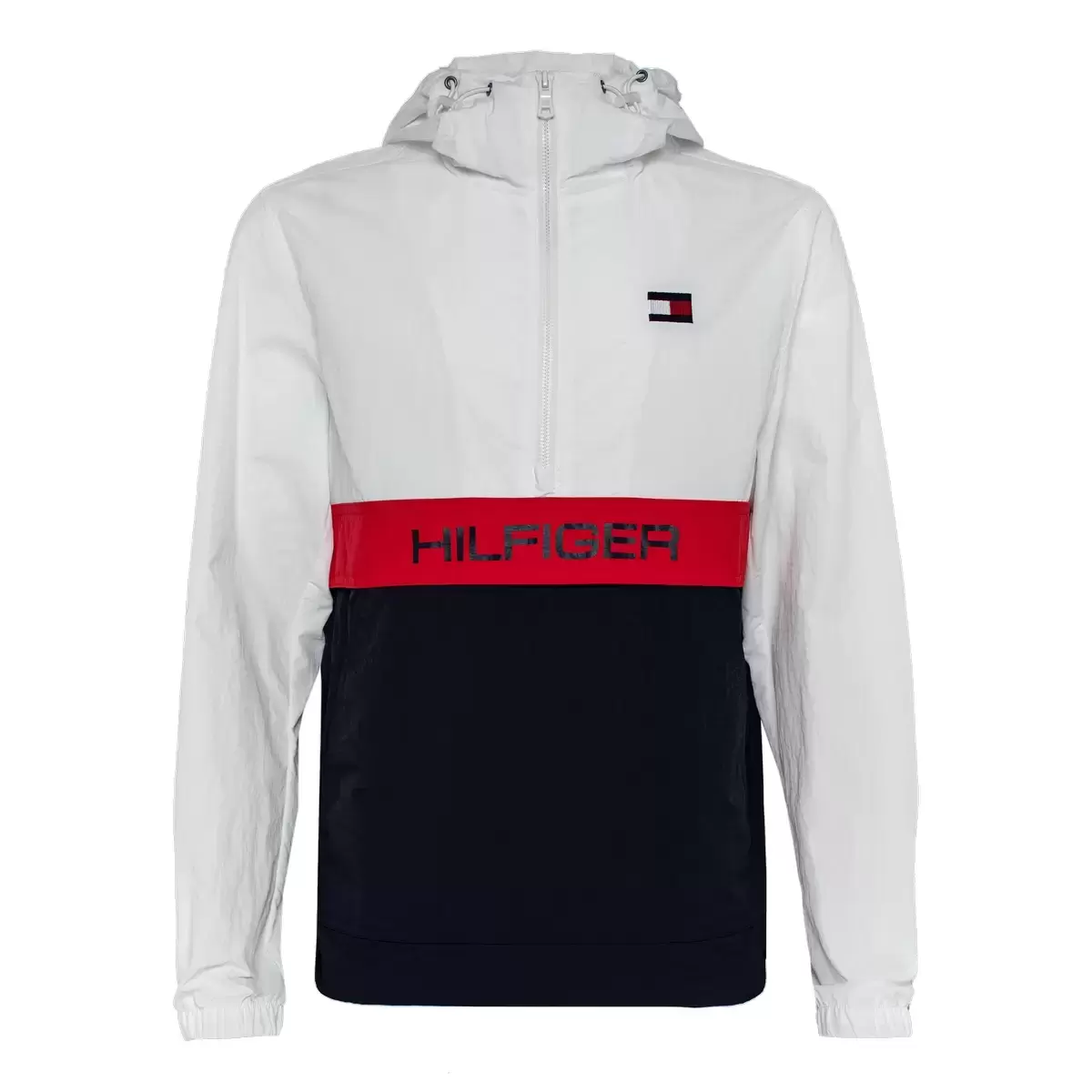 Tommy Hilfiger 男輕量防風外套 白 M