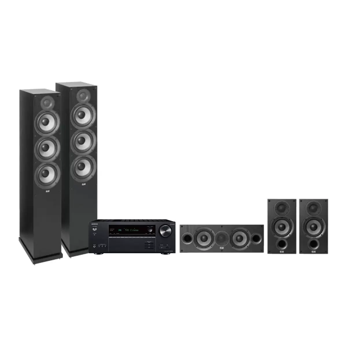 ONKYO ELAC 五聲道家庭劇院組合 TXNR6100.DF62.DC52.DB52 - 1