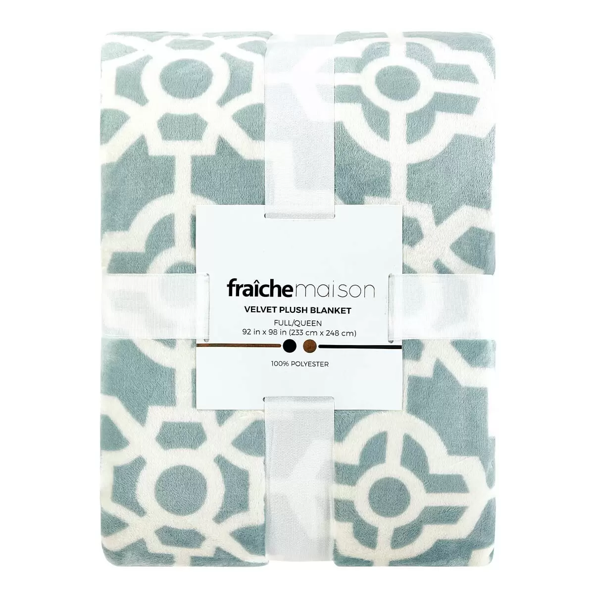 Fraiche Maison 柔暖印花毯 233公分 X 248公分 水漾