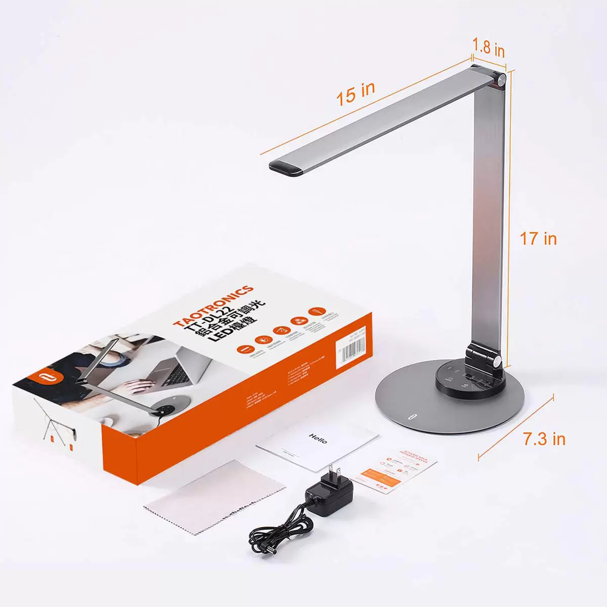Taotronics 金屬質感LED檯燈