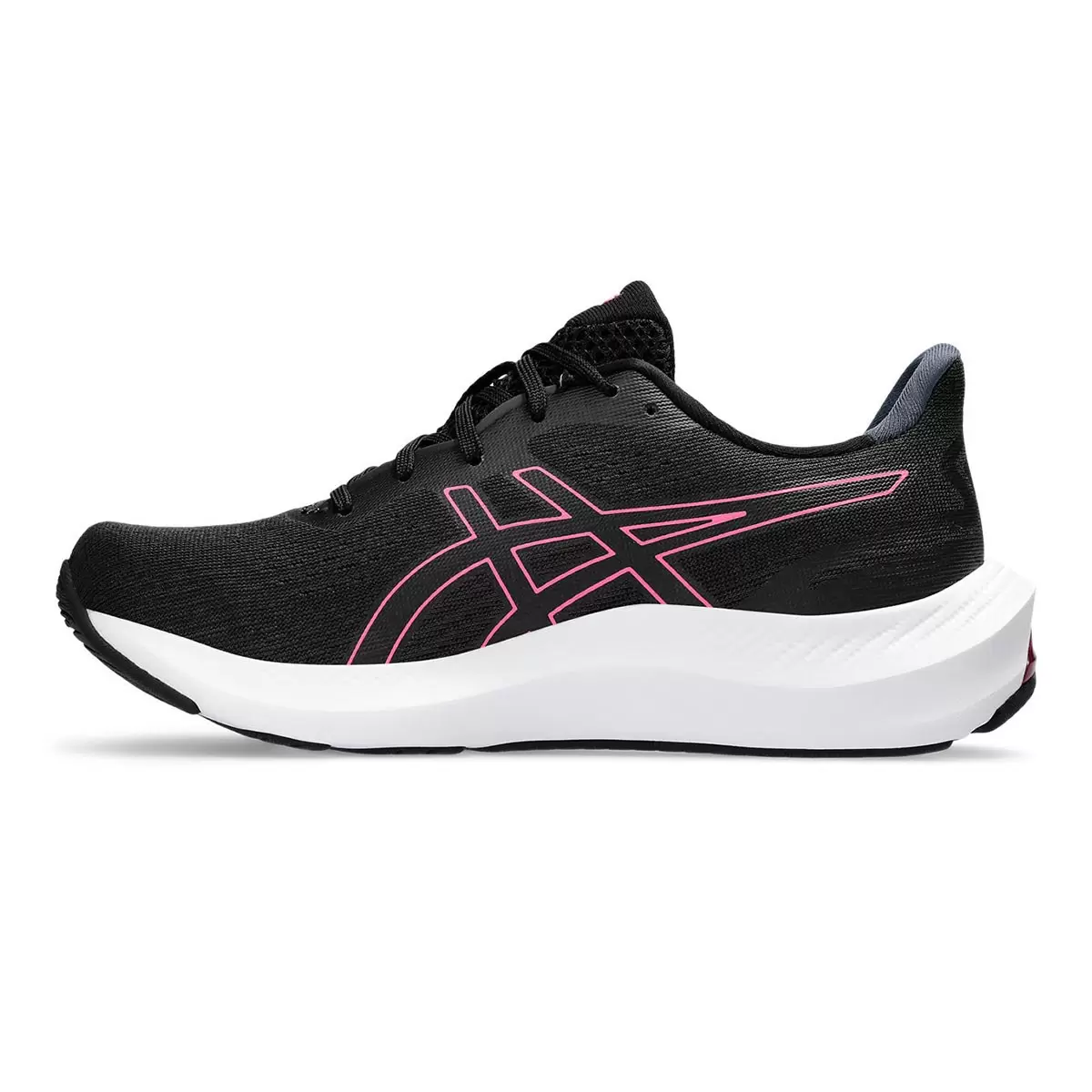 Asics 女慢跑鞋 黑粉 26公分