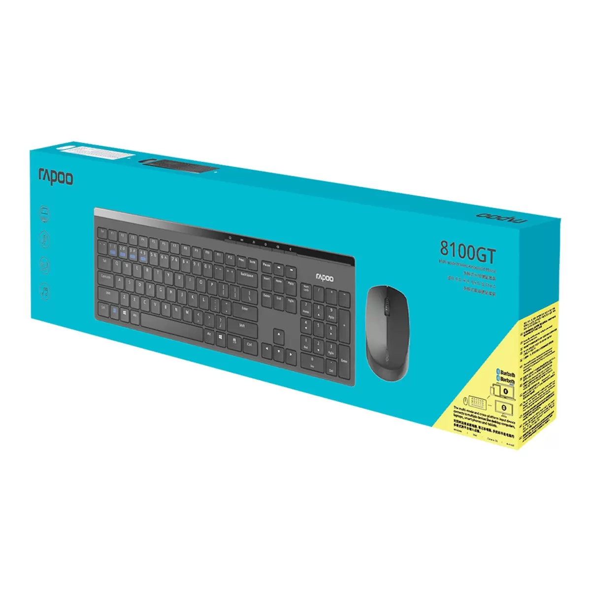 Rapoo 8100GT 多模式無線鍵鼠套裝組