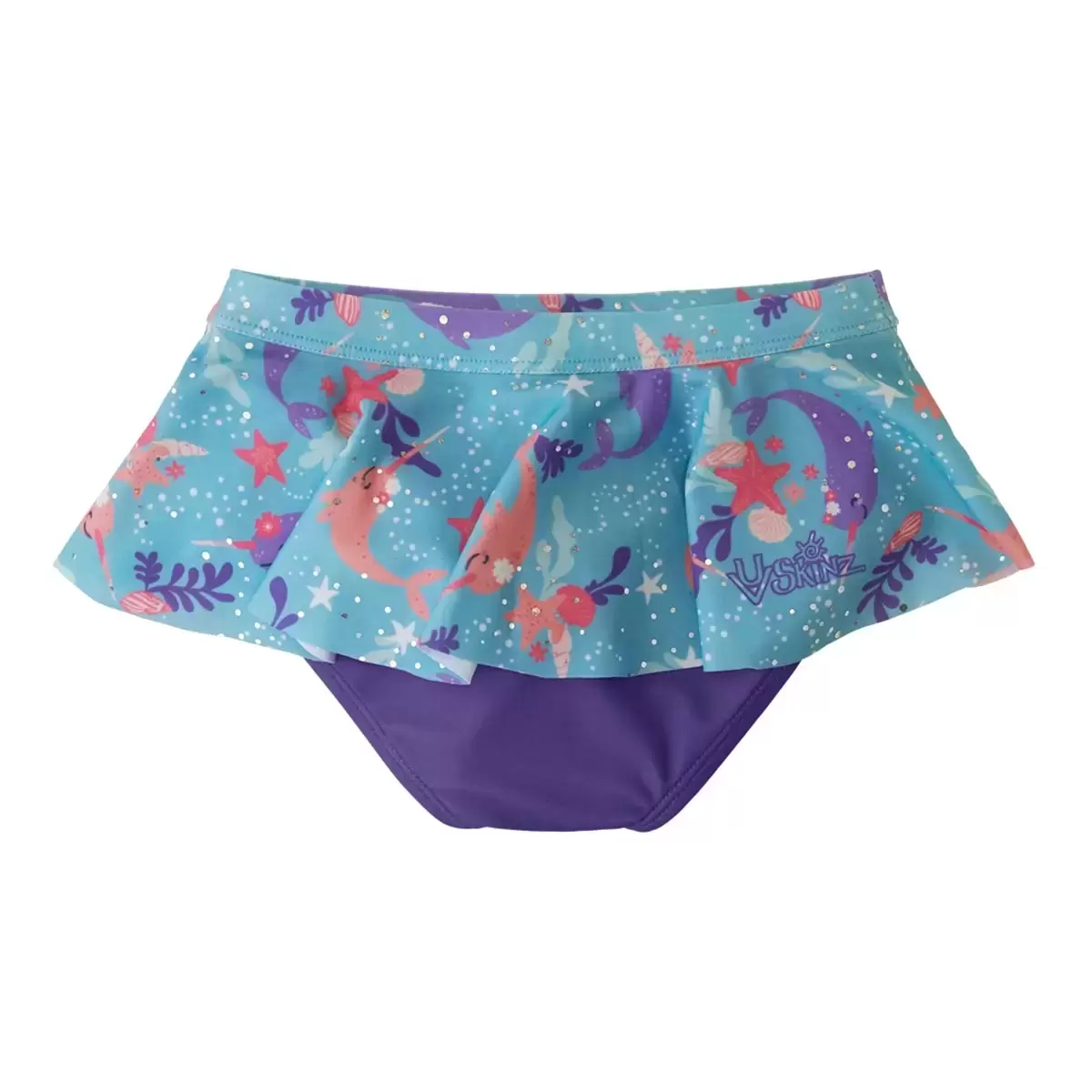 UV Skinz 兒童泳衣 三件組 紫色 3歲