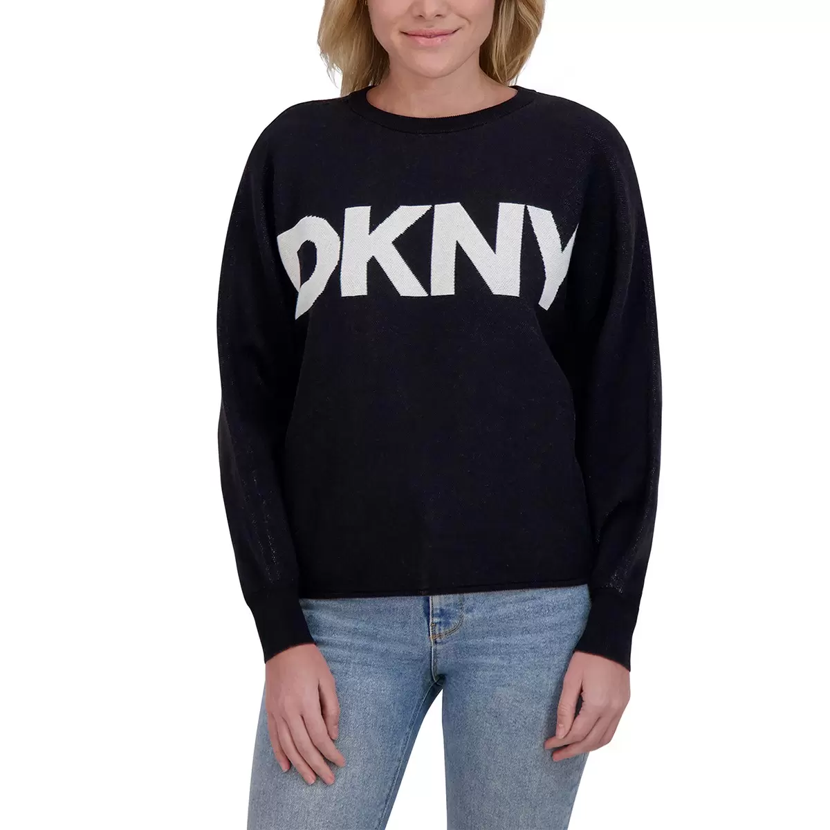 DKNY Jeans 女圓領長袖上衣 - 1