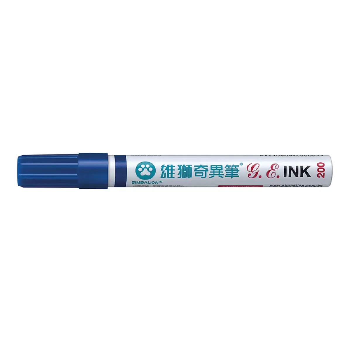雄獅 No.200 油性速乾奇異筆 藍 1.3公厘 36入