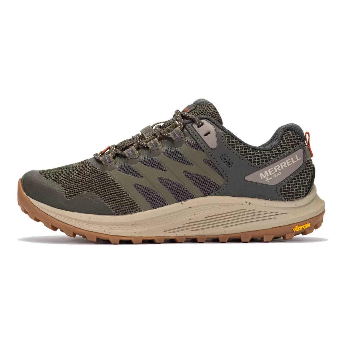 Merrell 男 GORE-TEX 健行鞋 橄欖綠 US 9
