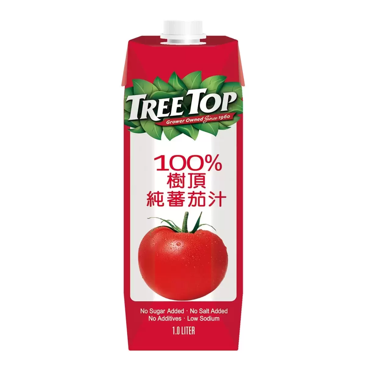Tree Top 樹頂 100% 純番茄汁 1公升 X 6入
