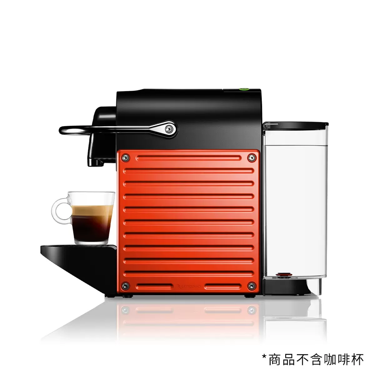 Nespresso Pixie 義式膠囊咖啡機 紅色 含40顆咖啡膠囊