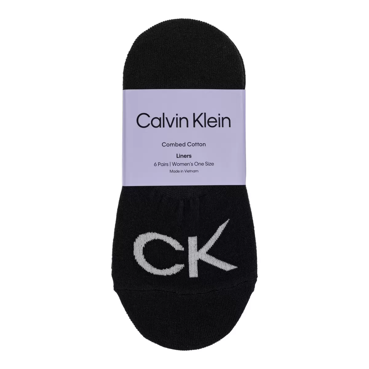 Calvin Klein 女船型襪6入組