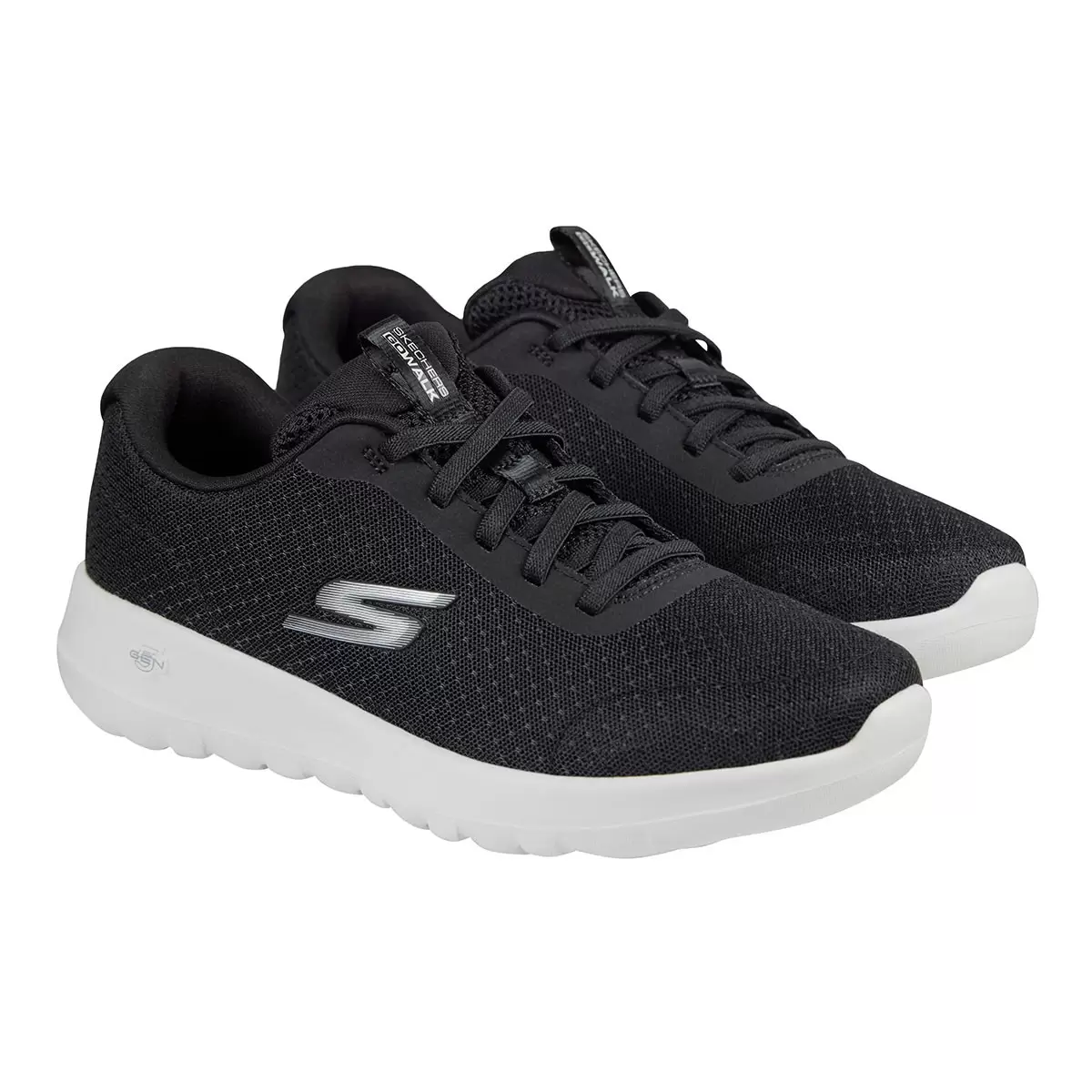 Skechers 女健走鞋 黑 US 8