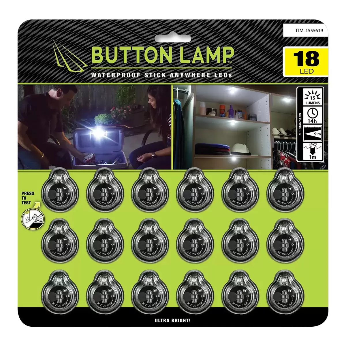 Button Lamp 鈕扣燈 18入