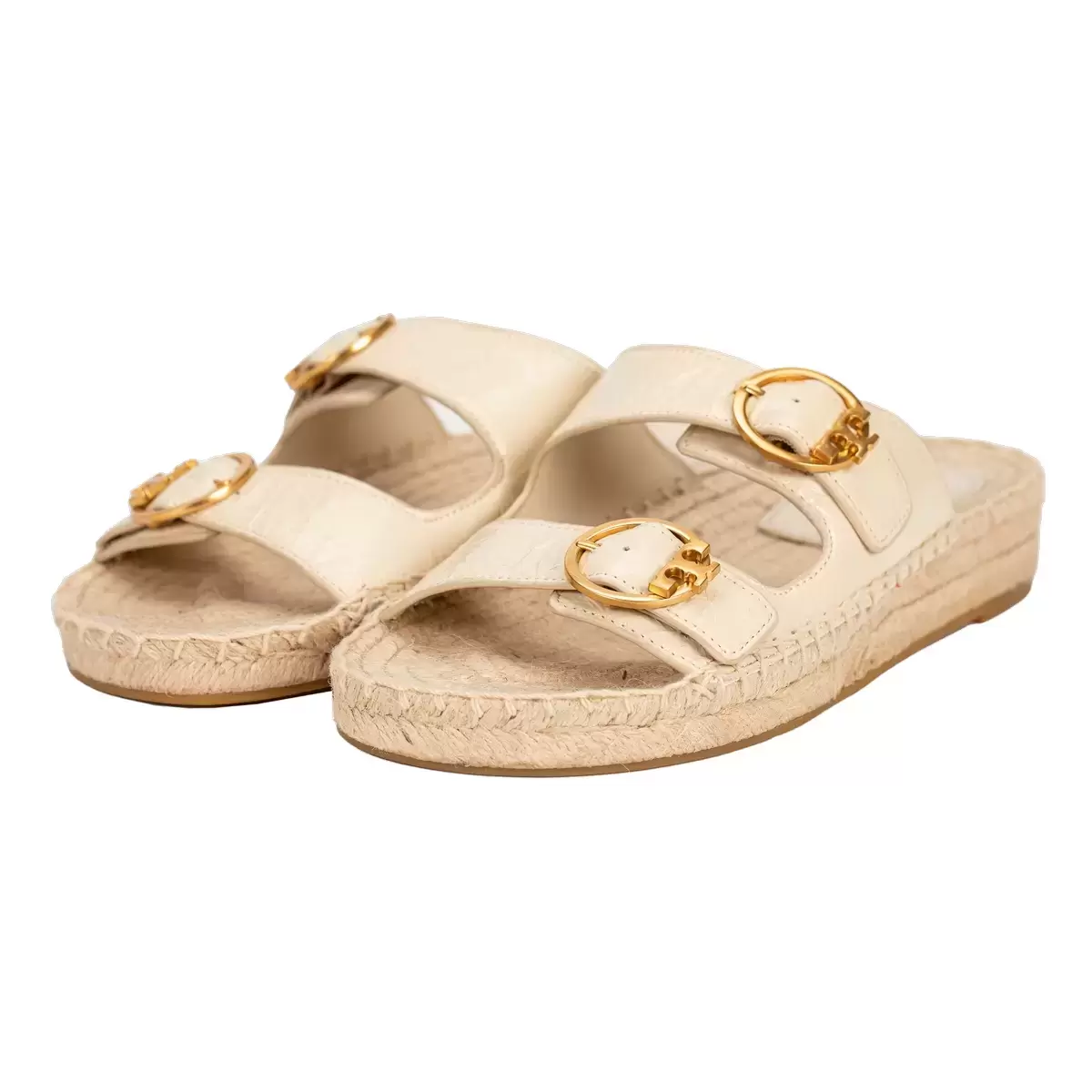 Tory Burch 女雙帶拖鞋 米白 US7