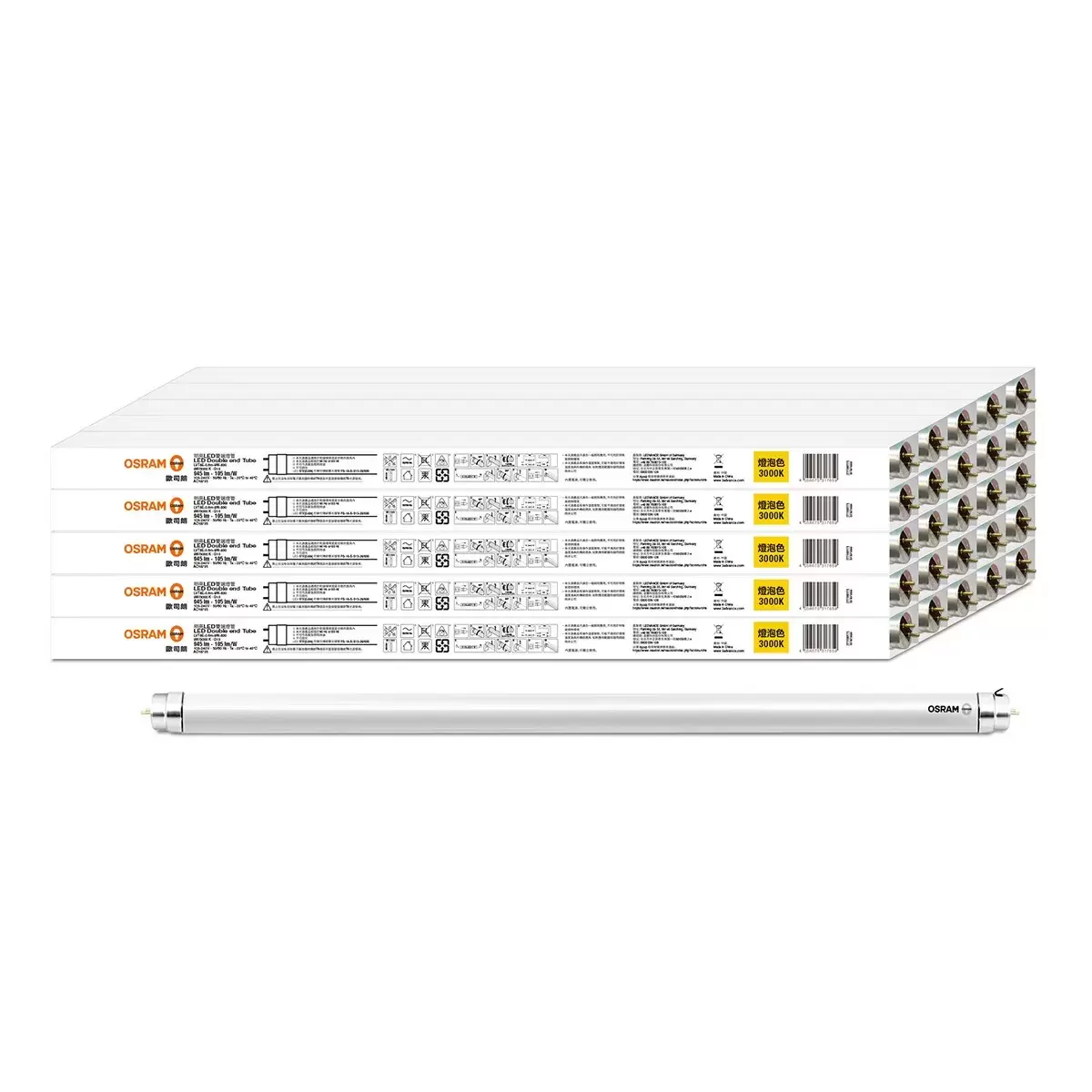 歐司朗 朗德萬斯 T8 9W 2呎 LED燈管 25入
