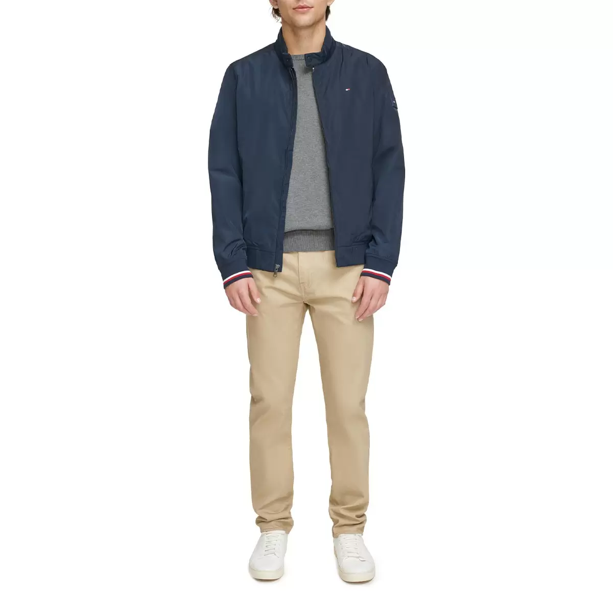 Tommy Hilfiger 男飛行外套 深藍 S