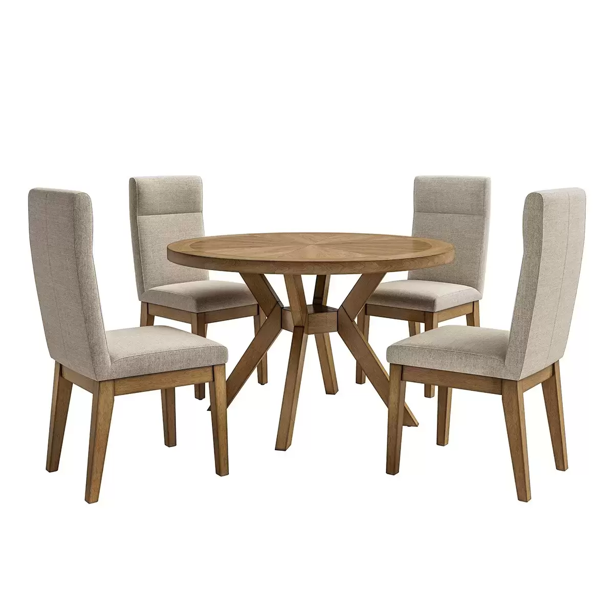 Bayside Furnishings 餐桌椅 5件組