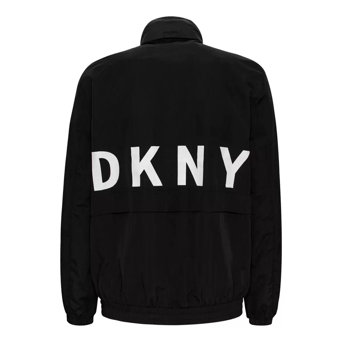 DKNY 男立領防風外套 黑色 L