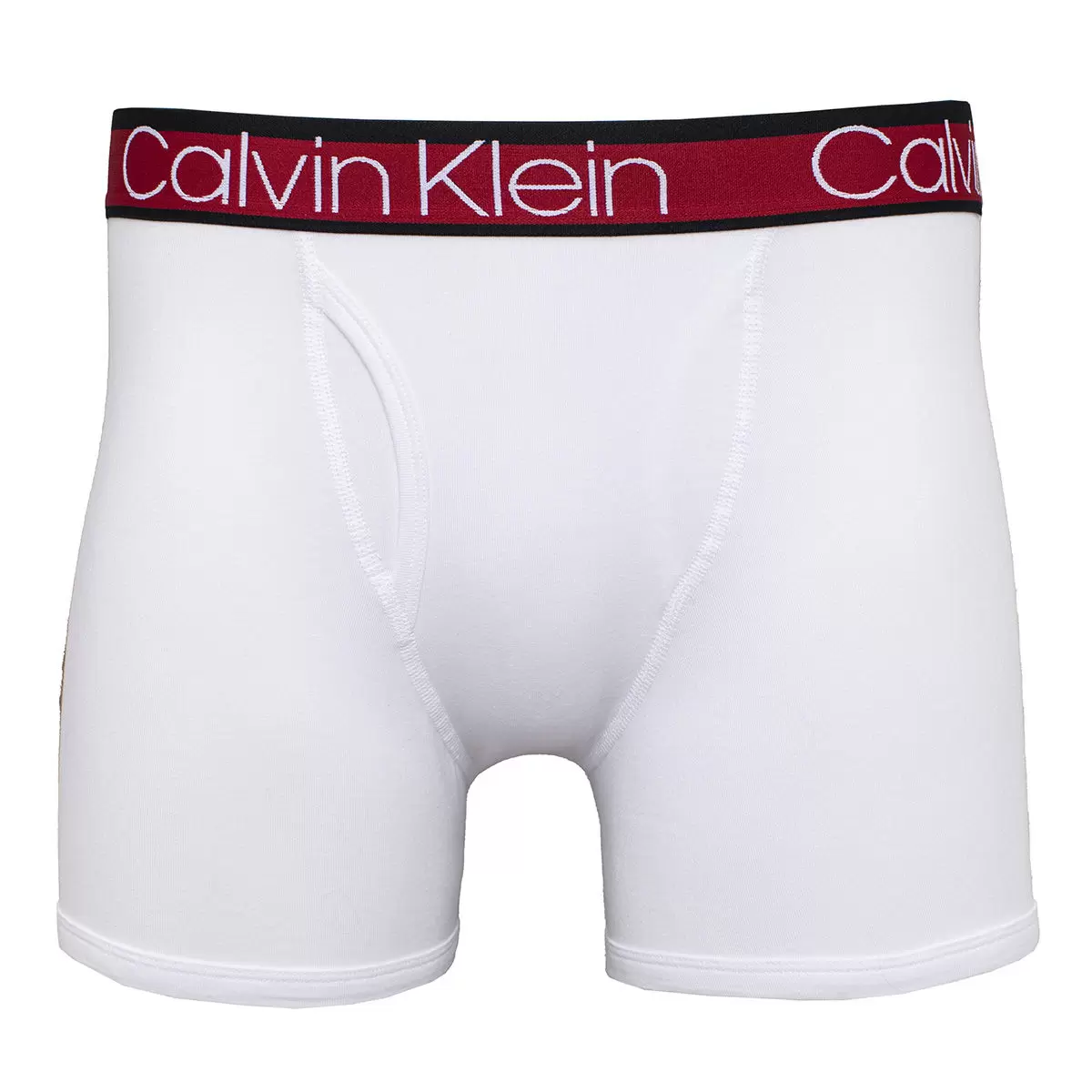 Calvin Klein 男棉混紡平口褲3入組 白 M