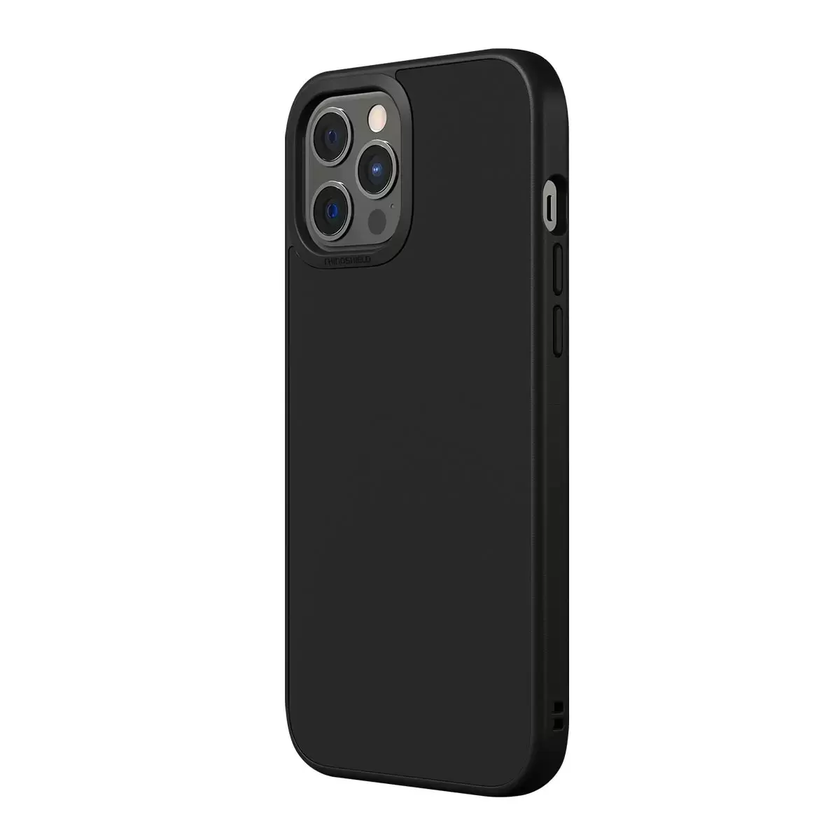 犀牛盾 iPhone 12/12 Pro SolidSuit 防摔手機殼 + 9H 3D 滿版螢幕玻璃保護貼 黑