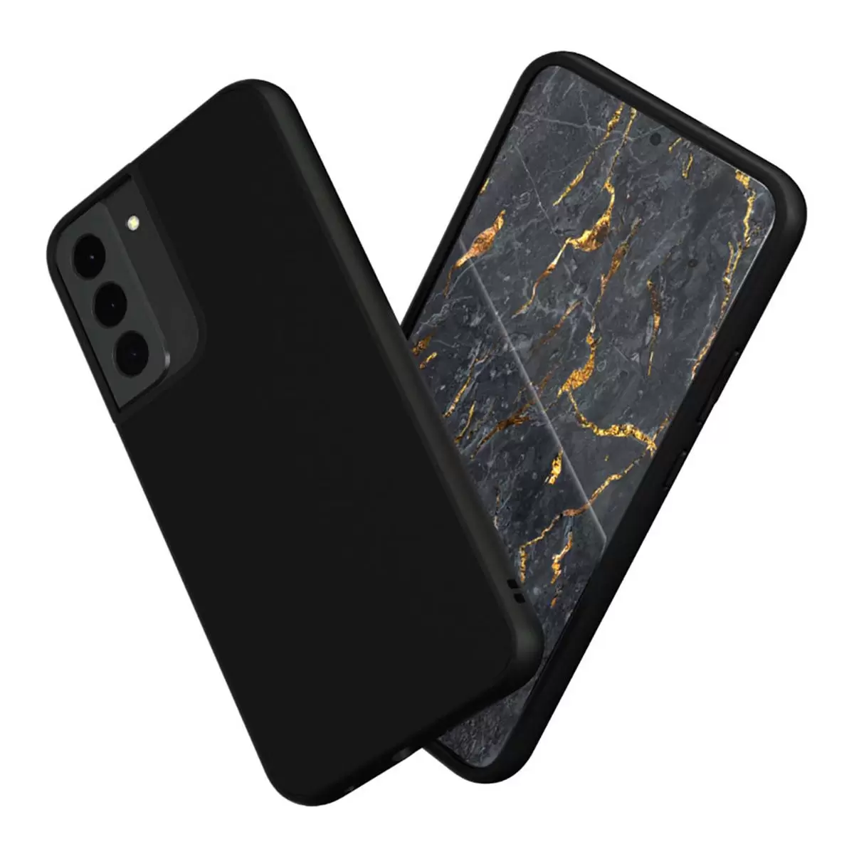 犀牛盾 Samsung Galaxy S22+ SolidSuit 防摔手機殼 + 耐衝擊手機螢幕保護貼 黑